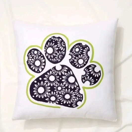 Paw Design Accent Pillow Covers Pillowcase