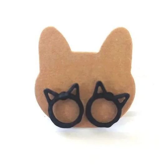 Cat Ear Design Earrings