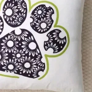 Paw Design Accent Pillow Covers Pillowcase
