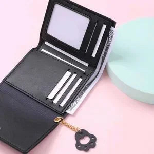 Cat Cartoon Tri-fold Wallet
