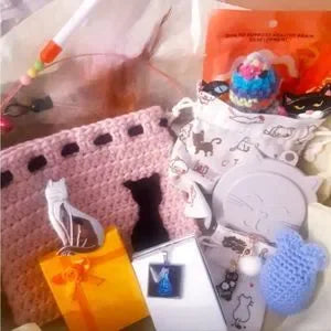 Mom Cat Themed Mystery Fun Box for Kitty Moms and Cats