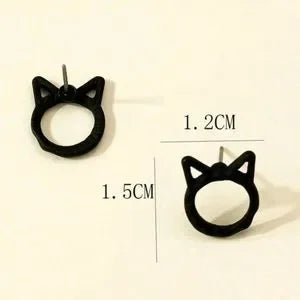 Cat Ear Design Earrings