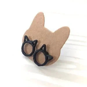 Cat Ear Design Earrings